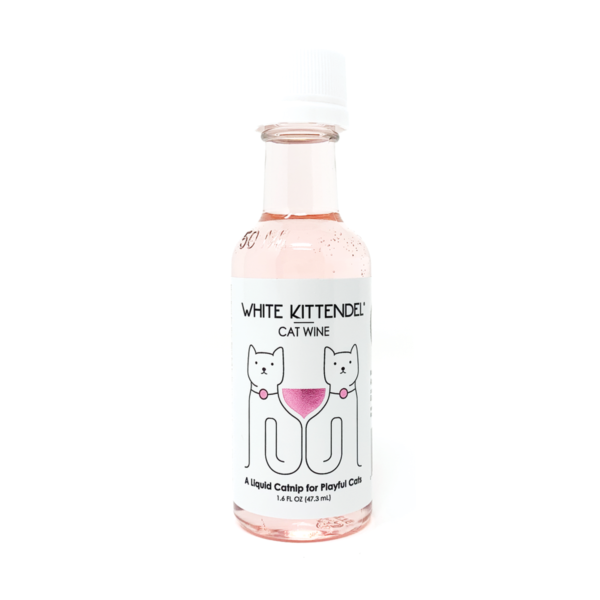 White Kittendel Catnip Wine For Cats